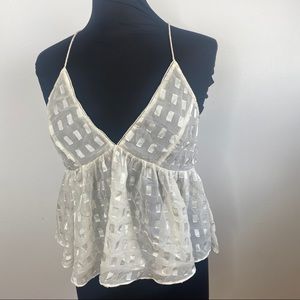 Sis Sis Sheer Baby Doll top Size L